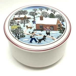 Vintage Villeroy & Boch Collectible Porcelain Serving Dish  French Artist Laplau - Picture 1 of 6