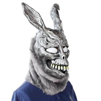 Requisiten Geist Hase Frank Hase Latex Maske Halloween Horror Abschlussball Party Grusel - Bild 1 von 4