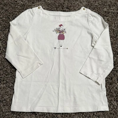 Camisa blanca Janie And Jack talla 10 para niñas Foto 1 de 4