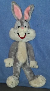 Vintage Bugs Bunny 22" Plush 1971 Warner Bros. Looney Tunes Gray White - Picture 1 of 9