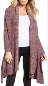 Barefoot Dreams CozyChic Lite Women's Travel Shawl Burgundy One Size Oversized - Picture 1 of 7