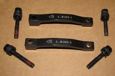 PAIR TEKTRO A_ M180-1 Disc Brake Caliper Adapter A-11 With Screws NEW - Image 1 of 2