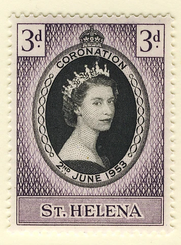ST HELENA 1953 CORONATION  MNH Cover
