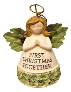 First Christmas Together Angel Ornament Keepsake Christmas Decoration - Picture 1 of 3