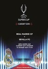 * REAL MADRID v SEVILLA - 2014 SUPER CUP PROGRAMME (12th August 2014) *