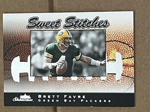 2003 FLEER SHOWCASE - SWEET STITCHES INSERT - BRETT FAVRE PACKERS #1 OF 8 SS - Picture 1 of 2
