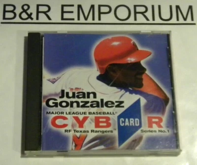 Juan Gonzalez MLB Cyber Card: Series No. 1 - Used CD-ROM - Image 1 of 3