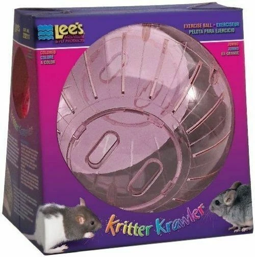 Lee's Kritter Krawler Jumbo Exercise Ball 10inch Clear