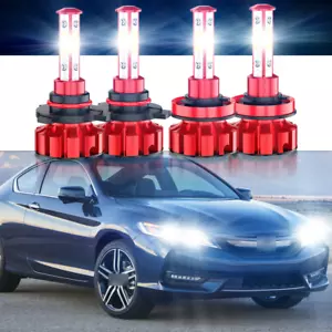 Kit de 4x 9005 H11 faros LED para Honda Accord sedán 4 puertas 2,4 L 2013-2018 - Imagen 1 de 12