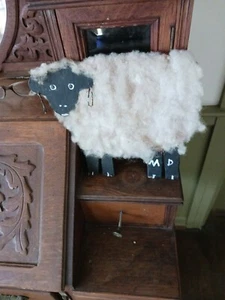 Navajo Mamie Deschillie Folk Art Sheep. MixedMedia. Lived1920-2010. Holiday Sale - Picture 1 of 4