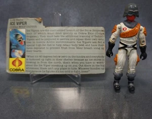 GI Joe Hasbro Cobra Ice Viper Vintage 1987 lose 3 3/4 Actionfigur - Bild 1 von 11