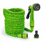50FT Expandable Garden Hose Pipe Anti Kink With 7 Function Water Spray Gun Magic