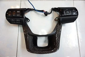 TOYOTA HILUX REVO 2016 CARBON STEERING WHEEL SWITCH MODE CONTROL - Picture 1 of 6