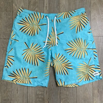 Reef Hawaiian Board Shorts Swim Trunks Floral Size 34 Floral Beach Summer 35x8 - Image 1 of 4