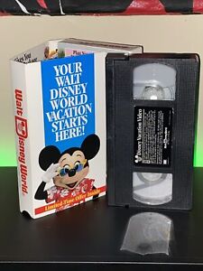 Walt Disney World Vacation - VHS Video Tape Rare -Mickey Mouse