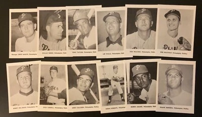 Vintage 1960's Baseball Picture Pack - Philadelphia Phillies with Robin Roberts - Image 1 of 4