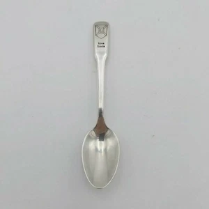 Provincial Crest of Nova Scotia, Canada on Silver Plated Souvenir Spoon 4-1/2" - Foto 1 di 2