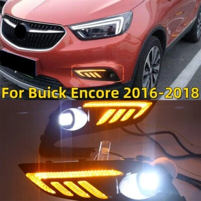 Luces antiniebla diurnas LED DRL aptas para Buick Encore 2016-2018 2 piezas Foto 1 de 4