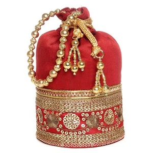 Nuevo Bolso de mano Potli étnico tradicional para mujeres - Imagen 1 de 7