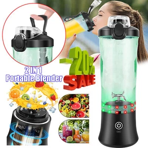 Portable Blender Juice Mixer w/ USB Charging Mini Juicer Smoothie Blender 600ML - Picture 1 of 11