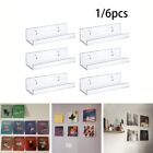 Sleek and Functional Acrylic Album Holder Wall Mounted Rack for Vinyl Records