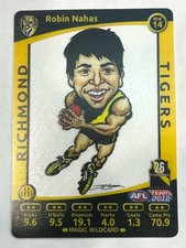 2012 AFL Team Coach Magic WildCard MW14 Robin Nahas Richmond 