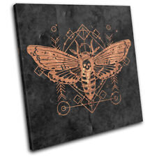 Occult Magic Death Moth Fantasy SINGLE CANVAS WALL ART Picture Print