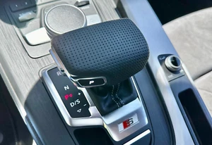 Manija de palanca de cambios manija de palanca de cambios manija de palanca selectora cuero para Audi A4 A5 B9 Q5 Q7 - Imagen 1 de 7