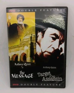 Double Feat. The Message/Target Of An Assassin (DVD) Anthony Quinn PRE-OWNED VG - Picture 1 of 2