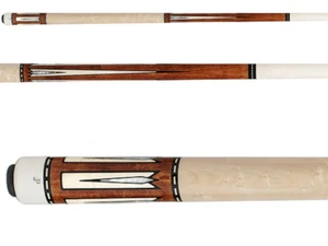PECHAUER JP16T JP16 POOL CUE CHESTNUT STAIN BE MAPLE 13.00 MM NEW SHIP FREE CASE - Picture 1 of 15