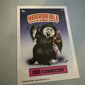 Scream  Ghost Face Horror Movie Horrorible Kids GPK Card - Picture 1 of 1