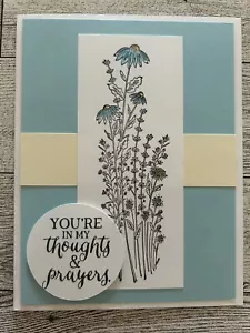 Set di cartoline di 4 fiori colorati timpin up pensieri e preghiere - Foto 1 di 3