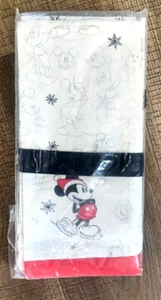 Pottery Barn Disney Mickey Mouse Holiday Kitchen Guest Hand Towels - Set of 2 - Picture 1 of 1