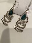 Antique Indian Silver Earrings 