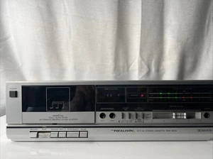 AS-IS REALISTIC STEREO CASSETTE TAPE DECK SCT-41 SILVER VINTAGE (Read Desc) - Bild 1 von 3