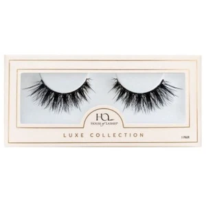 House of Lashes Criss-Cross Eyelashes Black Midnight Luxe Style Falsies - 1 Pair - Picture 1 of 4