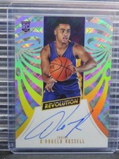 2015-16 Panini Revolution D'Angelo Russell RC Rookie Auto Autograph #16 Lakers