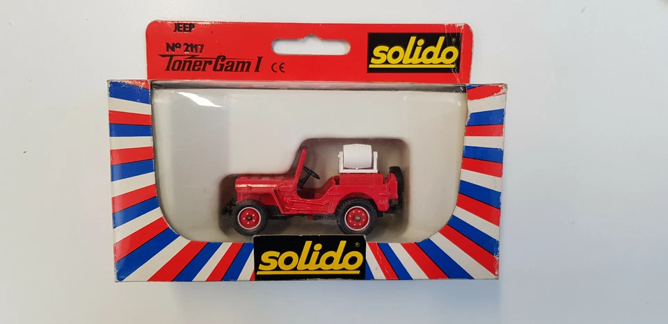 Solido Toner Gam i Jeep #2117 die-cast 1:43 rare vintage  - Immagine 1 di 1
