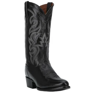 BOTAS DAN POST HOMBRE MIGNON CUERO NEGRO MILWAUKEE DP2110R 8-15 D / EW NUEVAS - Imagen 1 de 1