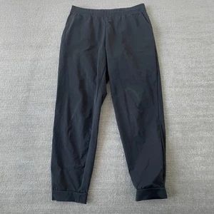 Uniqlo Jogger Damen M schwarz Pull On Freizeit Bambus Athleisure klassisch Strick - Bild 1 von 7