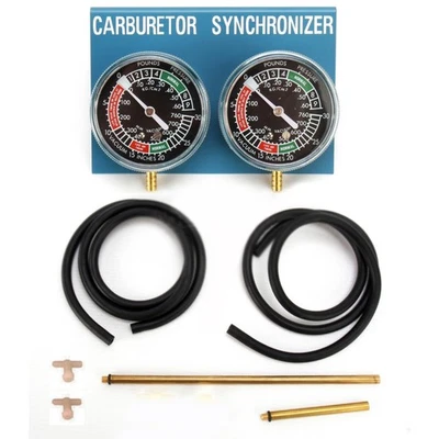TWO motorcycle carburetor Carb Synchronizer Vacuum Gauge Tool sync gauge Yamaha - Image 1 of 2