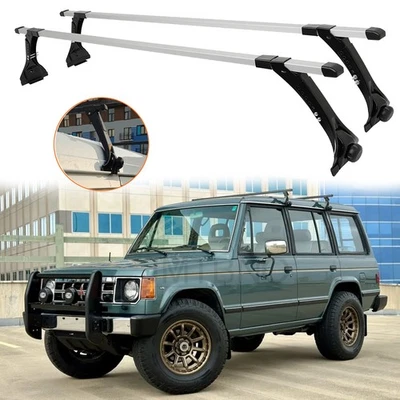 Bagagem transportadora de carga ajustável barra transversal rack de teto 63" para Mitsubishi Montero - Imagem 1 de 4