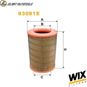 LUFTFILTER 93091E FÜR SCANIA 4/-/series P G DSC12.02/01/05 DC12.02/03 11.7L P I - Bild 1 von 8