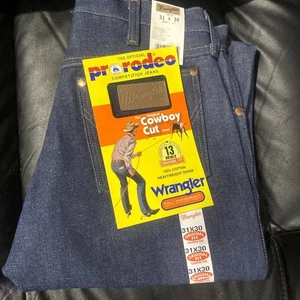 Wrangler Jeans Pro Rodeo Cowboy Cut Size 31x30 Original Fit Blue Rigid NWT - Picture 1 of 8