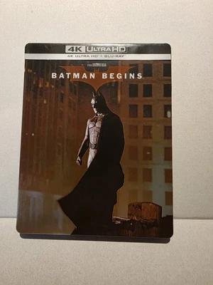 Batman Begins 4K UHD Blu-ray Steelbook IT Import Edition - Image 1 of 4