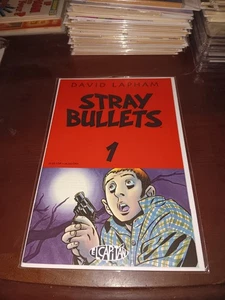 STRAY BULLETS DAVID LAPHAM EL CAPITAN NUMERO FUMETTO #1 1995 PRIMA PRIMA STAMPA - Foto 1 di 4