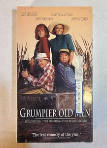 Grumpier Old Men - Walter Matthau Jack Lemmon Movie (VHS, 1996) - New & Sealed - Picture 1 of 2