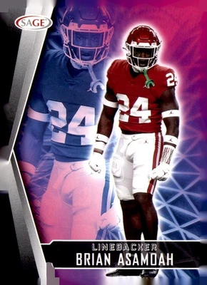 2022 SAGE #183 Brian Asamoah Red - Image 1 of 2
