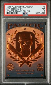 2000 Pacific Paramount Cooperstown Bound Ken Griffey JR. #9 PSA 7 - Picture 1 of 2