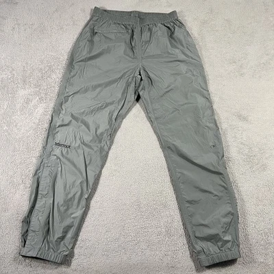 Брюки Marmot женские большие серые нейлоновые водонепроницаемые походные дождевые уличные легкие - Изображение 1 из 4